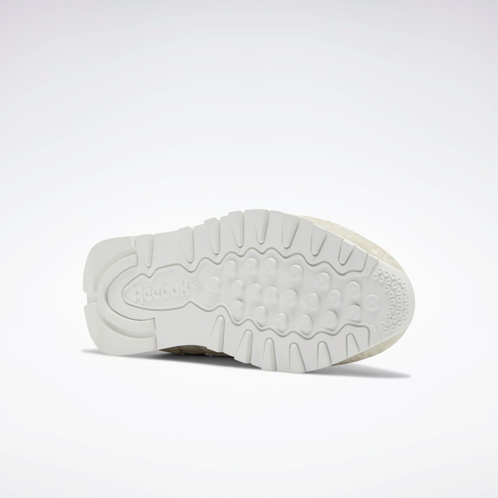 Alabaster / Chalk / Quartz Glow Reebok Classic Leather Shoes | GZ3633