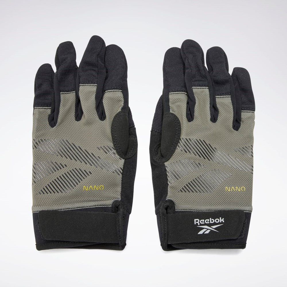 Army Green Reebok United by Fitness Training Gloves | HE9778