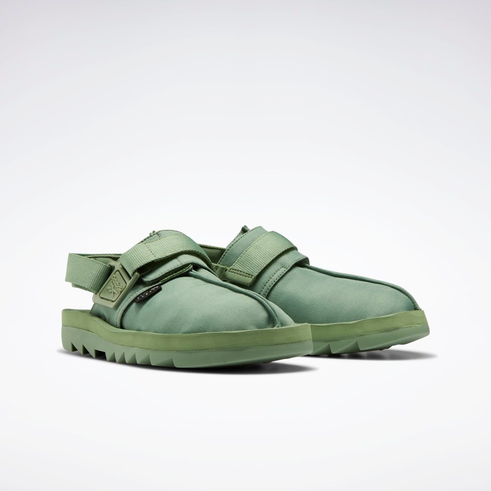 Ashen Green / Ashen Green / Ashen Green Reebok Beatnik Sandals | FY2947
