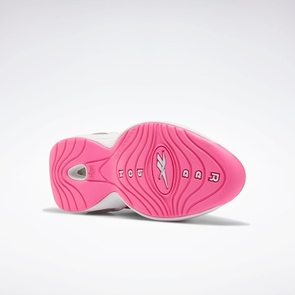 Atomic Pink / Ftwr White / Atomic Pink Reebok Question Mid Shoes - Grade School | GW1511