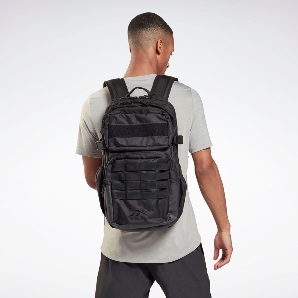 Black / Black / Black Reebok Training Day Backpack | GT7687