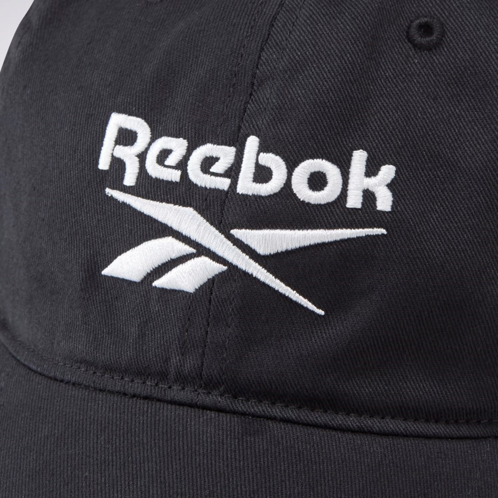 Black / Black Reebok Active Foundation Badge Hat | GP0124