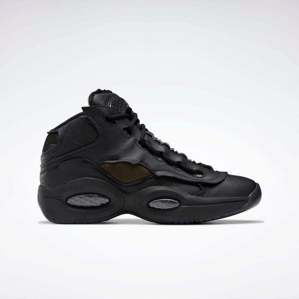 Black / Ftwr White / Black Reebok Maison Margiela Question Mid Memory Of Basketball Shoes | GW5001