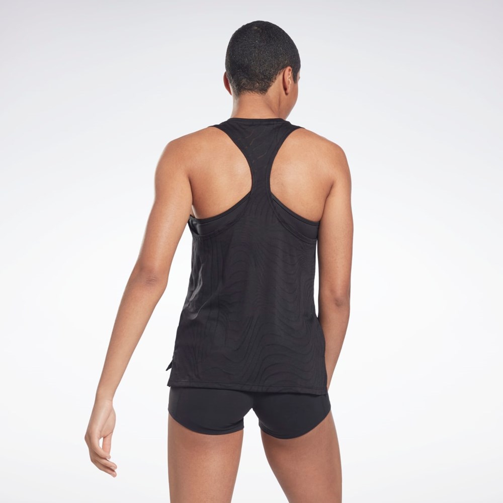 Black Reebok Burnout Tank Top | H49086
