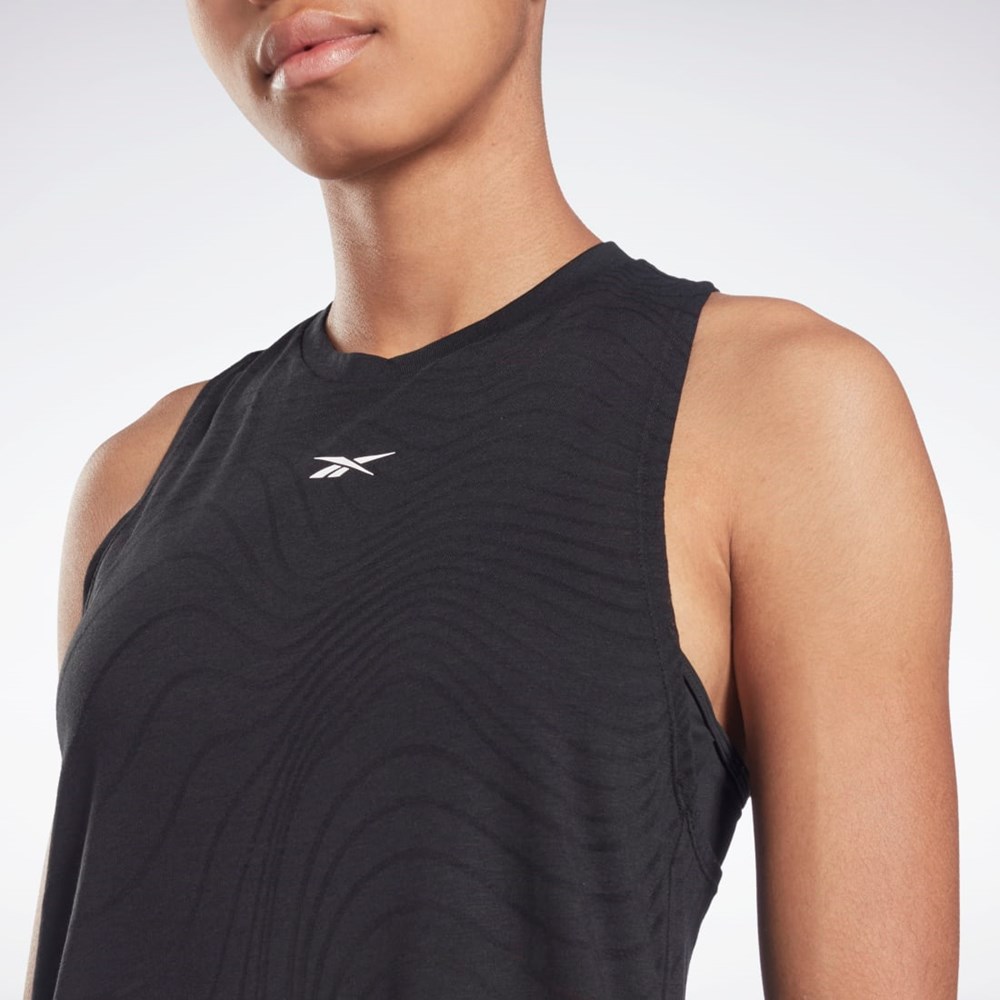 Black Reebok Burnout Tank Top | H49086