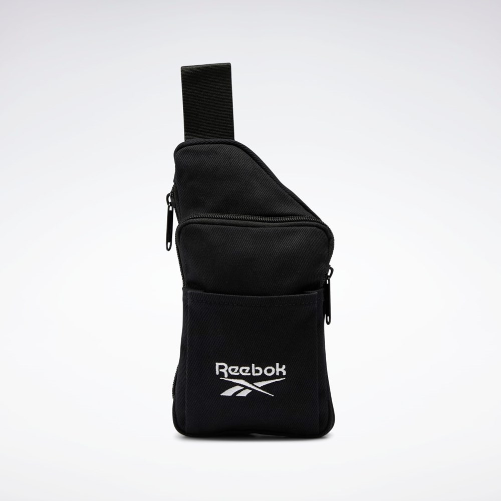 Black Reebok Classics Foundation Small Sling Bag | H36535
