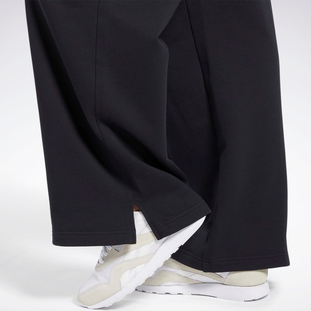 Black Reebok Classics Wide-Leg Pants | HH7377