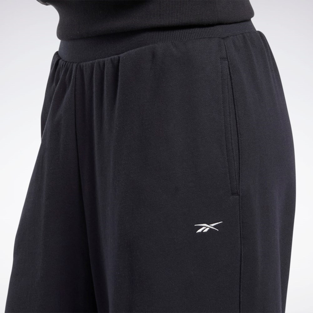 Black Reebok Classics Wide-Leg Pants | HH7377