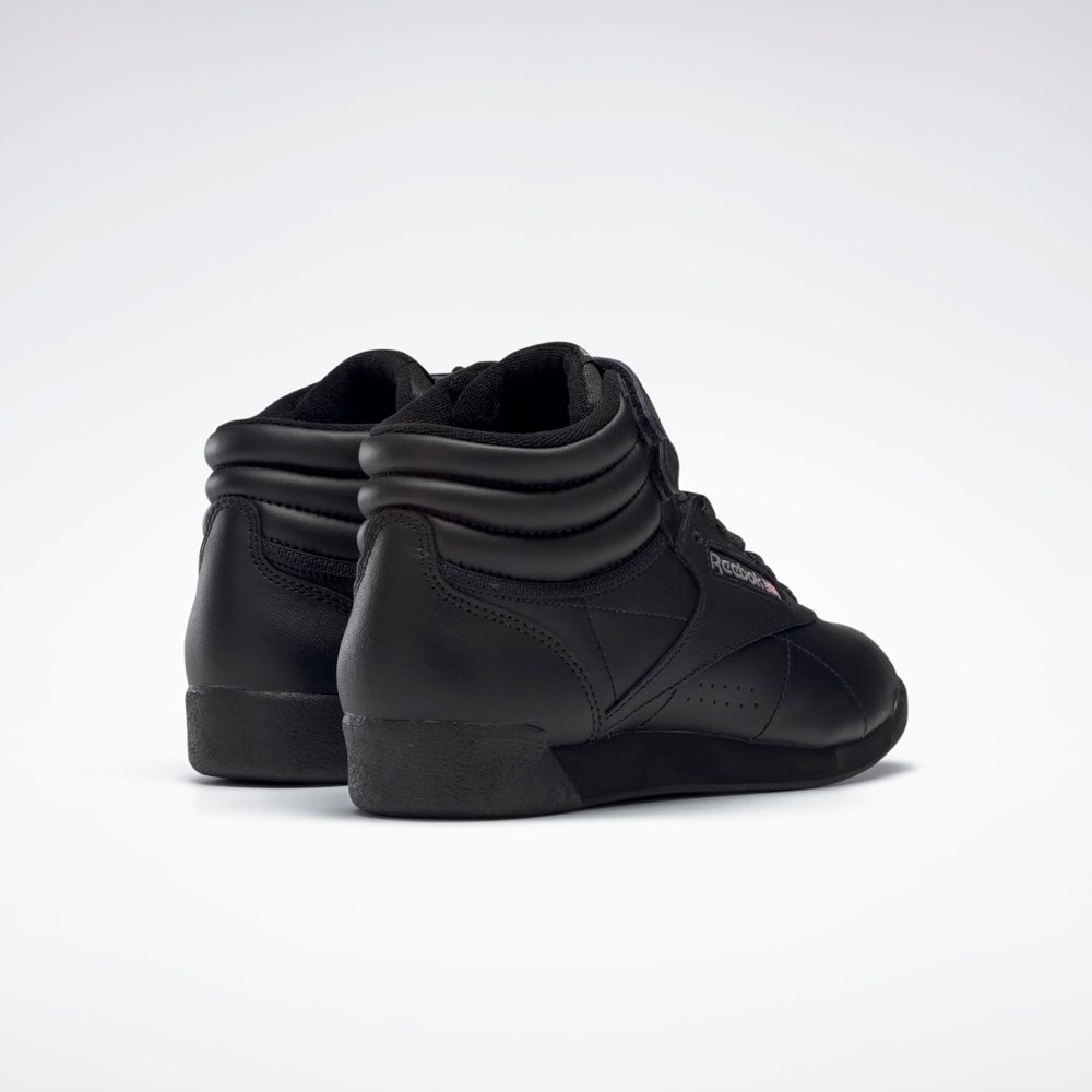 Black Reebok Freestyle Hi Shoes | 2240