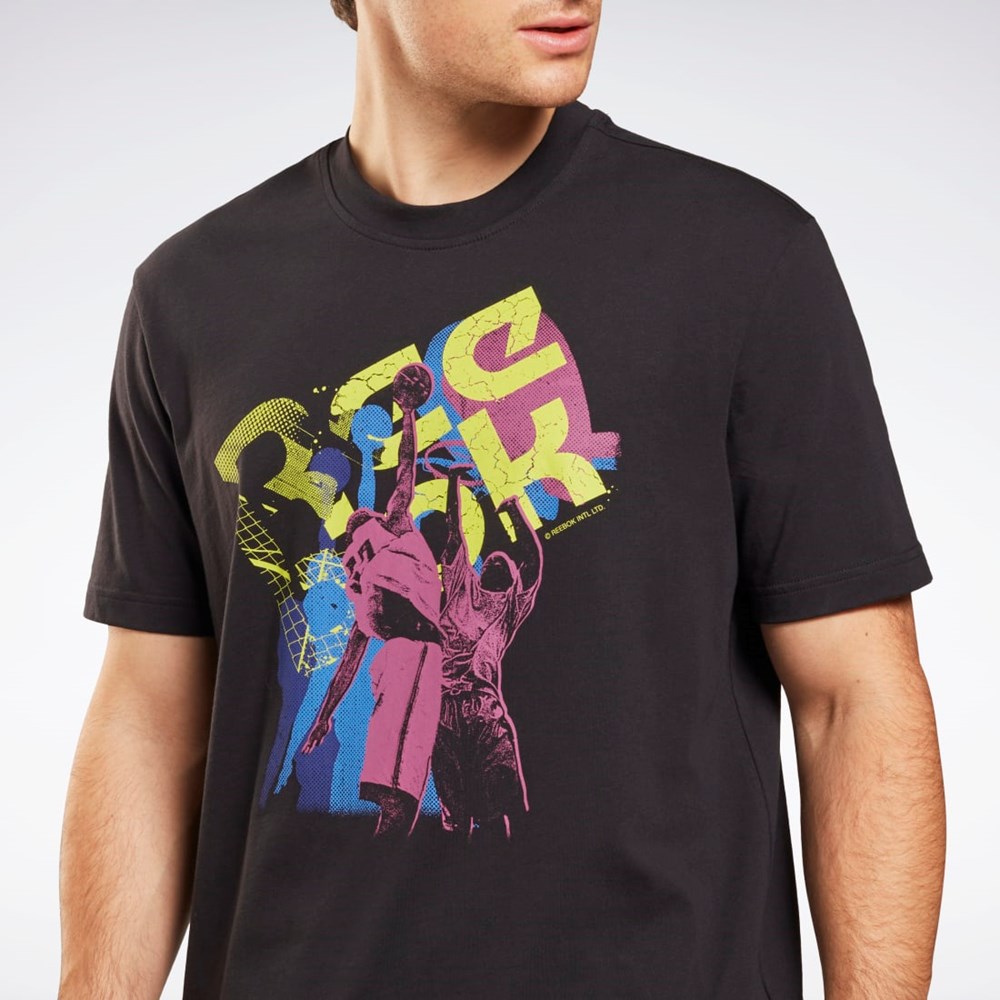 Black Reebok Graphic Series T-Shirt | HB8537