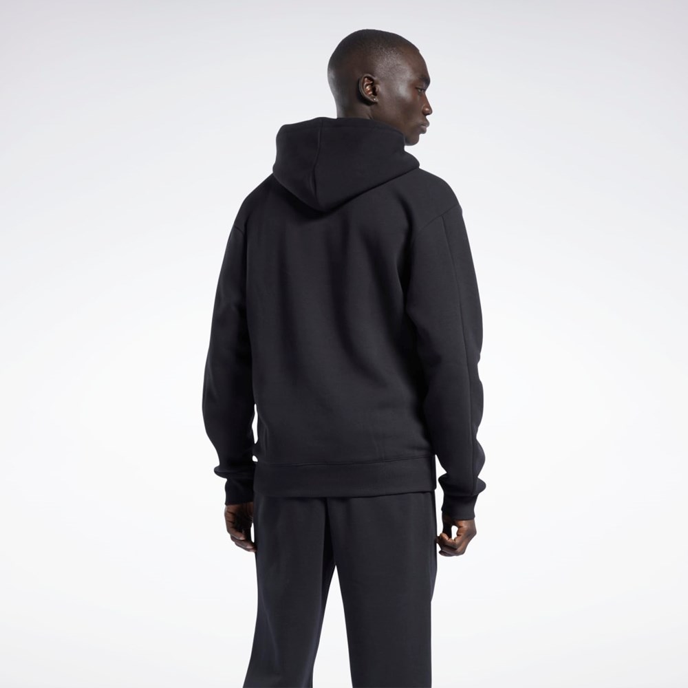 Black Reebok Iverson Basketball Fleece Hoodie | HB1190