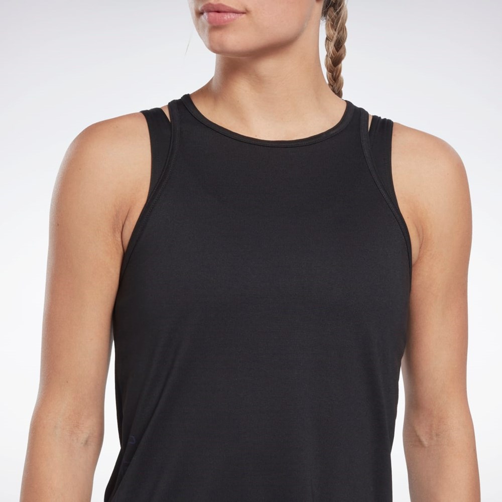 Black Reebok Les Mills® ACTIVCHILL+DREAMBLEND Tank Top | HN6031