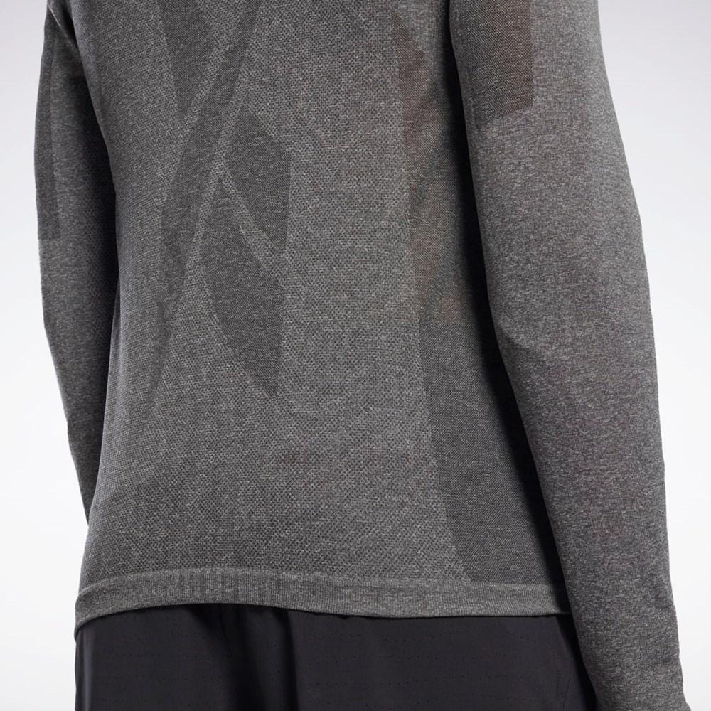 Black Reebok Les Mills® Myoknit Long Sleeve T-Shirt | HD4149