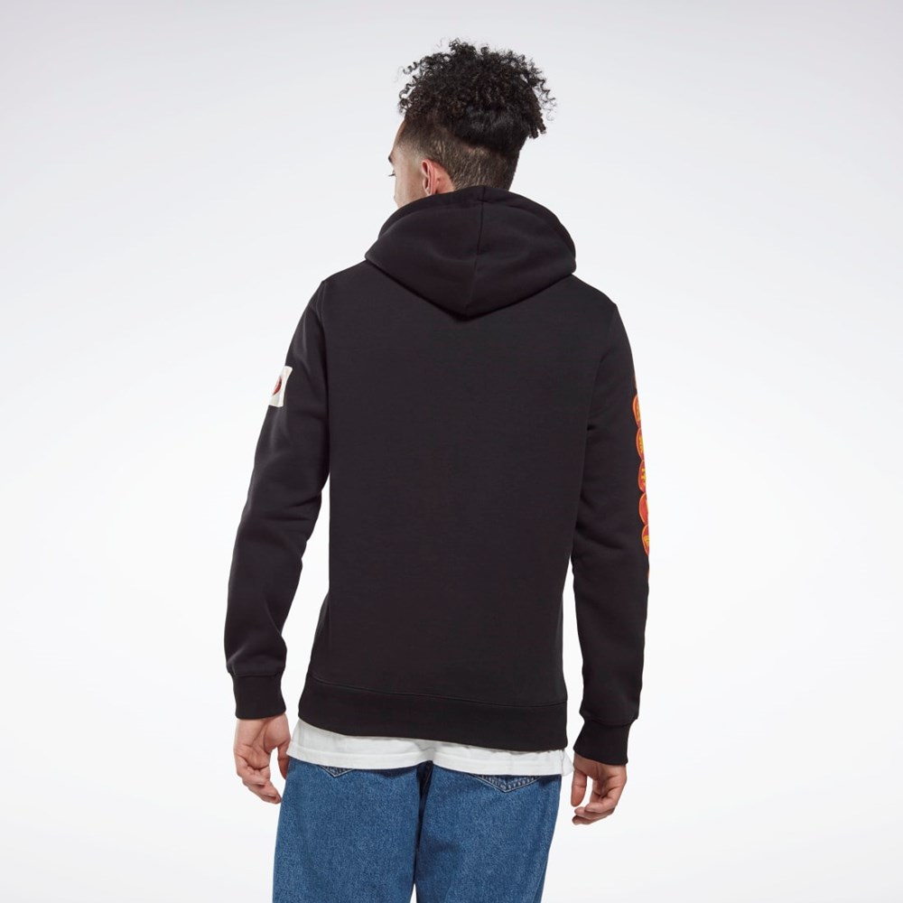 Black Reebok Looney Tunes Hooded Sweatshirt | HG1510