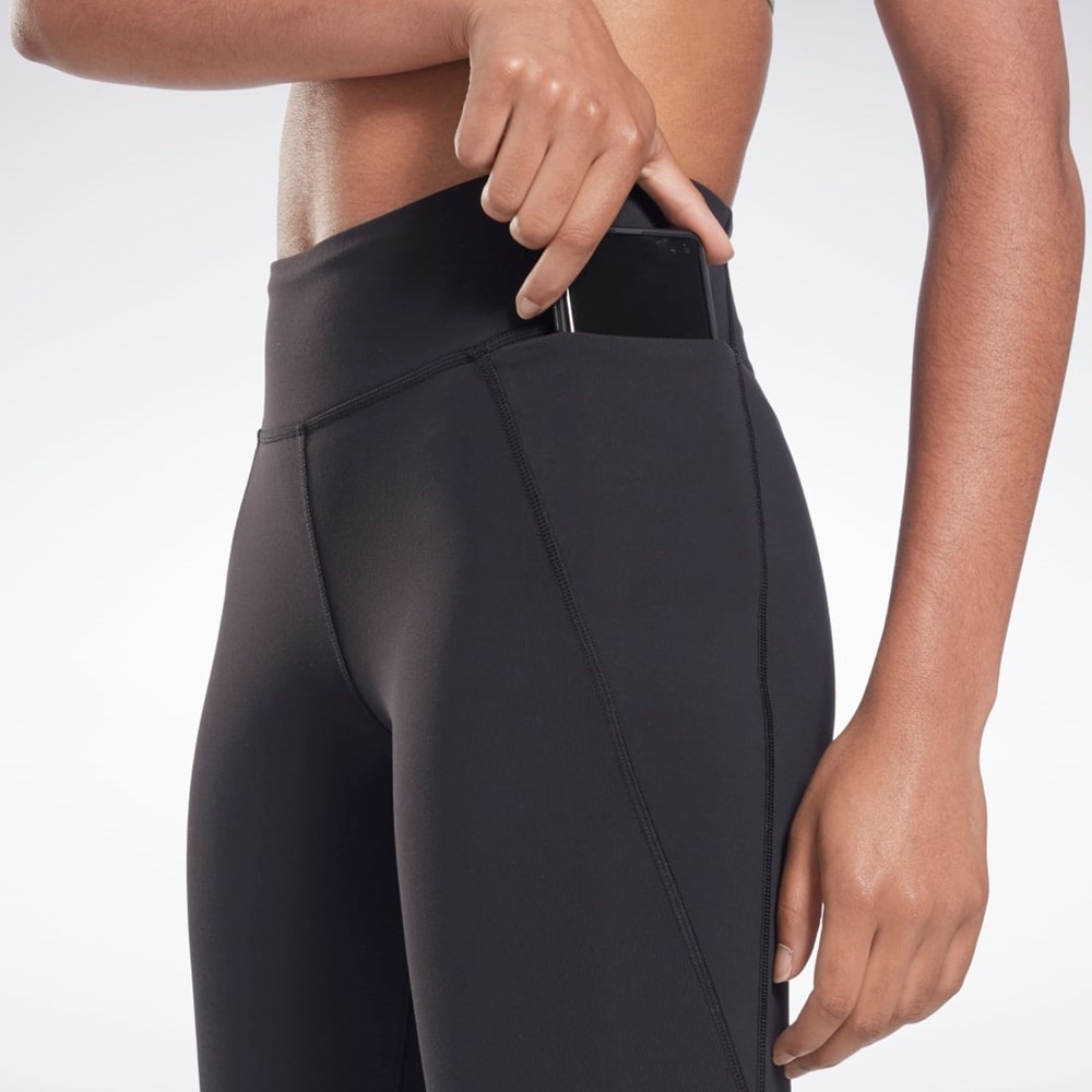 Black Reebok Lux 3/4 Leggings | H49058