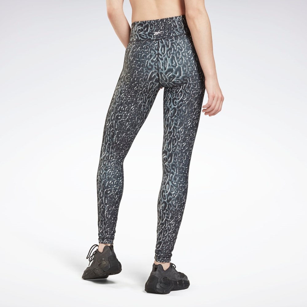Black Reebok Lux Bold Leggings | H43949