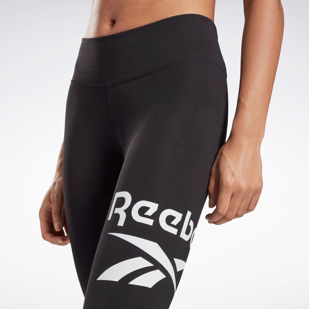 Black Reebok Reebok Identity Logo Leggings | GL2547