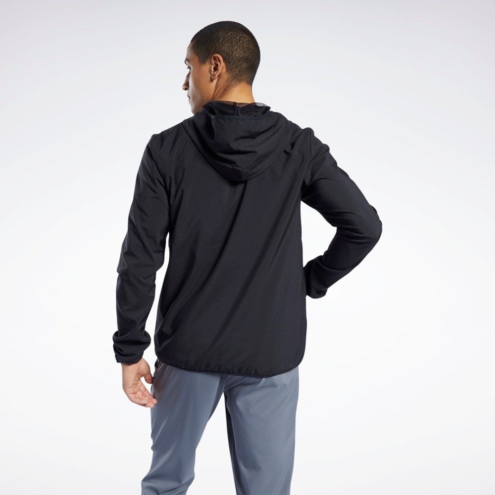 Black Reebok Training Essentials Jacket | FP9172