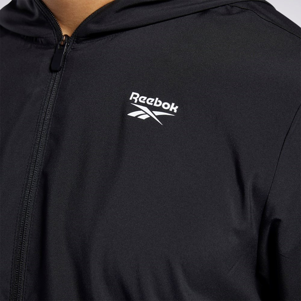 Black Reebok Training Essentials Jacket | FP9172