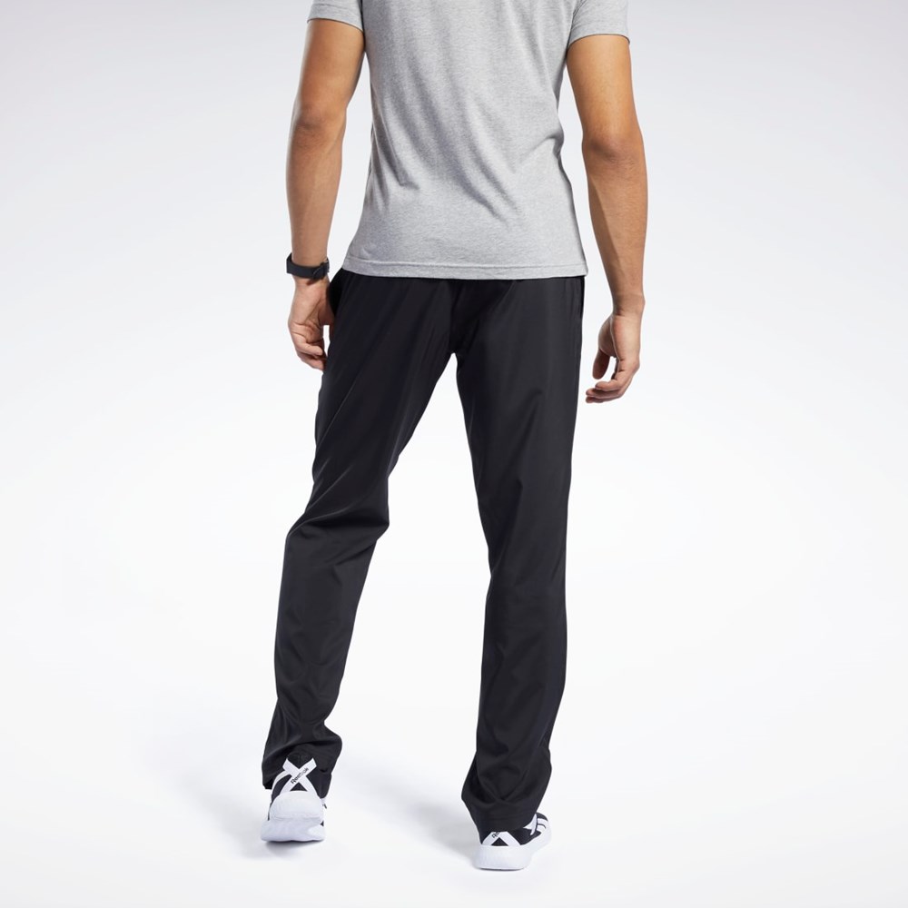Black Reebok Training Essentials Woven Unlined Pants | FP9170