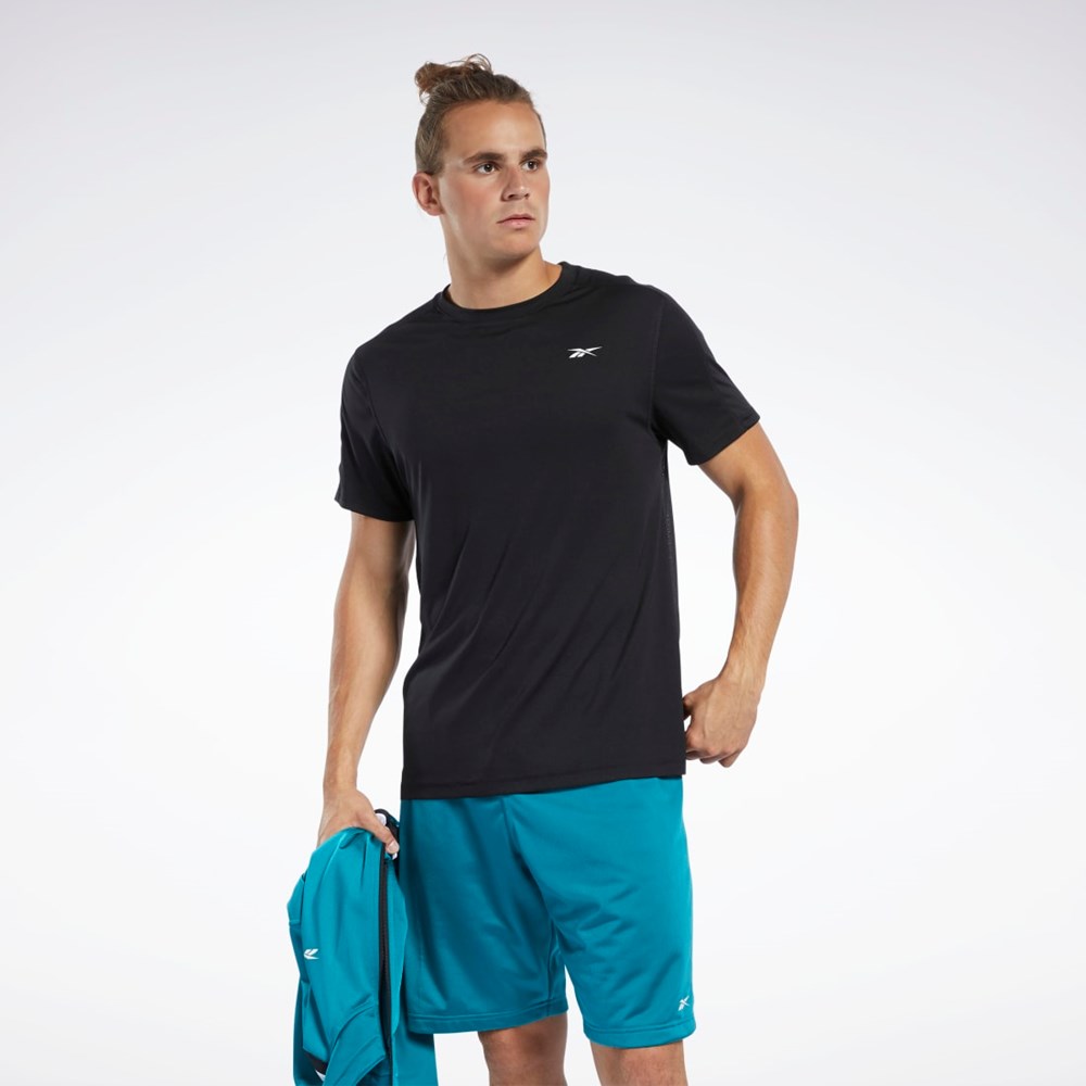 Black Reebok Workout Ready Tech Tee | FK6188