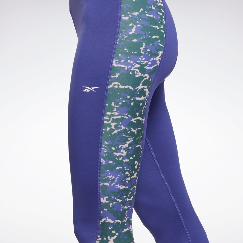 Bold Purple Reebok Modern Safari Leggings | HH8056
