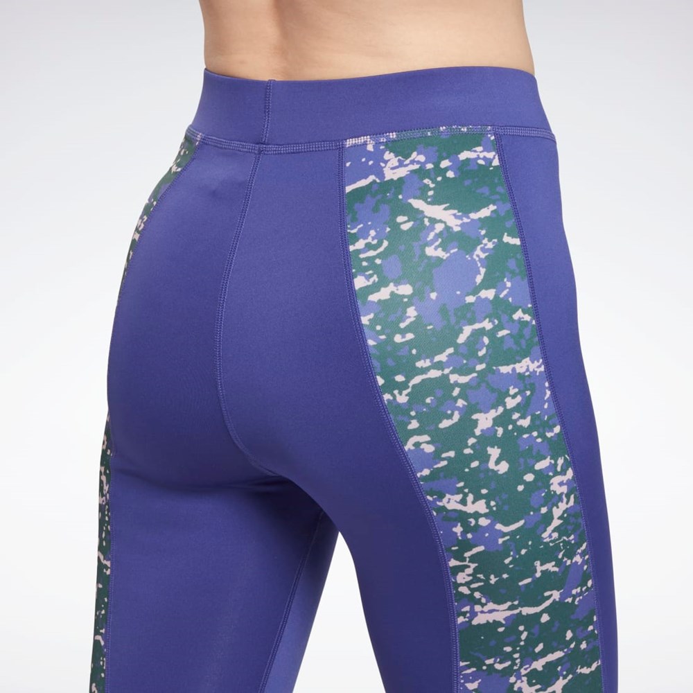 Bold Purple Reebok Modern Safari Leggings | HH8056