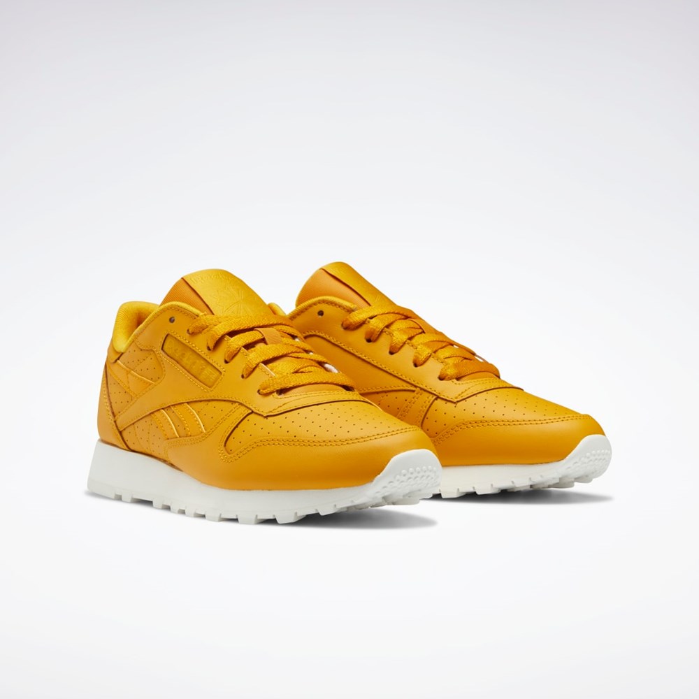 Bright Ochre / Bright Ochre / Chalk Reebok Classic Leather Shoes | GY1579