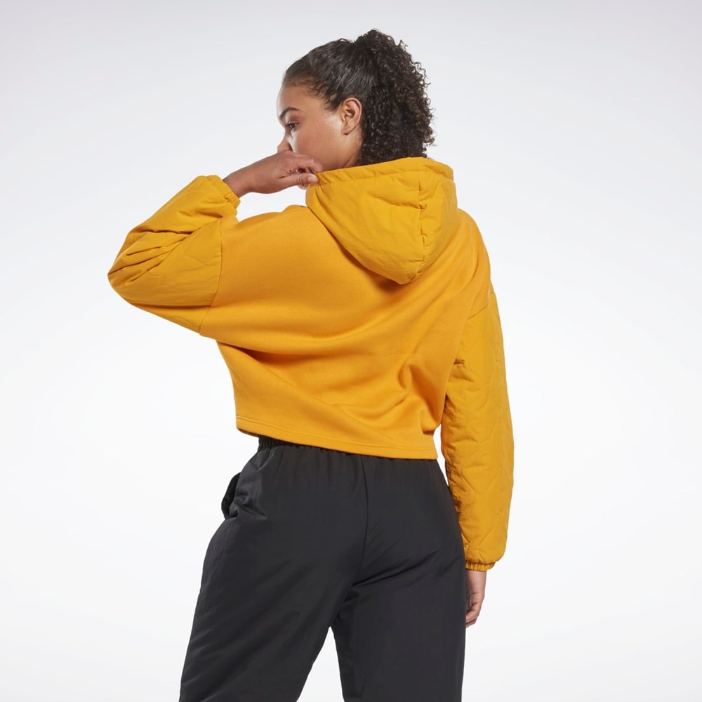 Bright Ochre Reebok THERMOWARM+GRAPHENE Hoodie | HK4853
