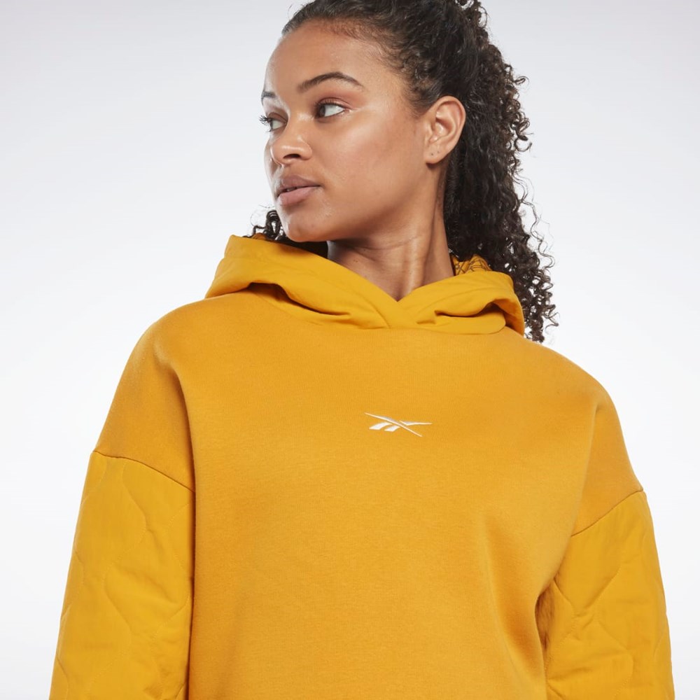 Bright Ochre Reebok THERMOWARM+GRAPHENE Hoodie | HK4853