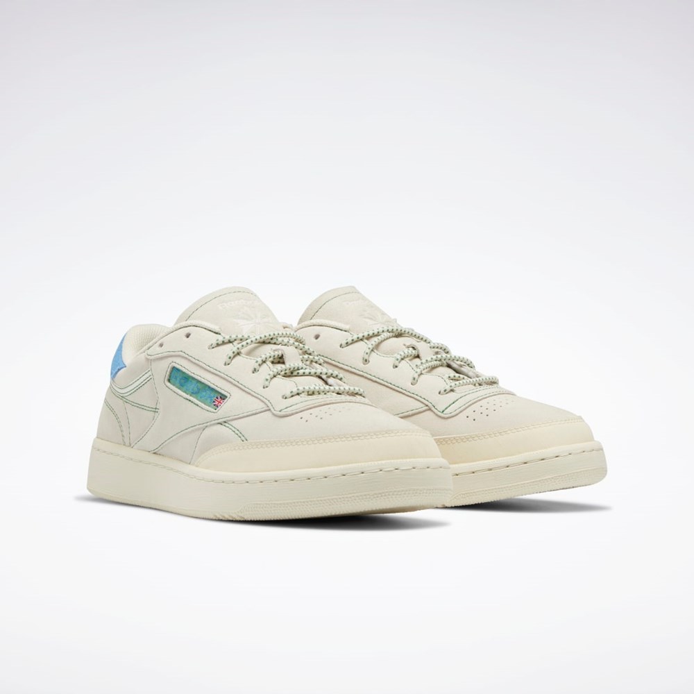 Chalk / Alabaster / Glen Green Reebok Club C 85 Shoes | GZ4945