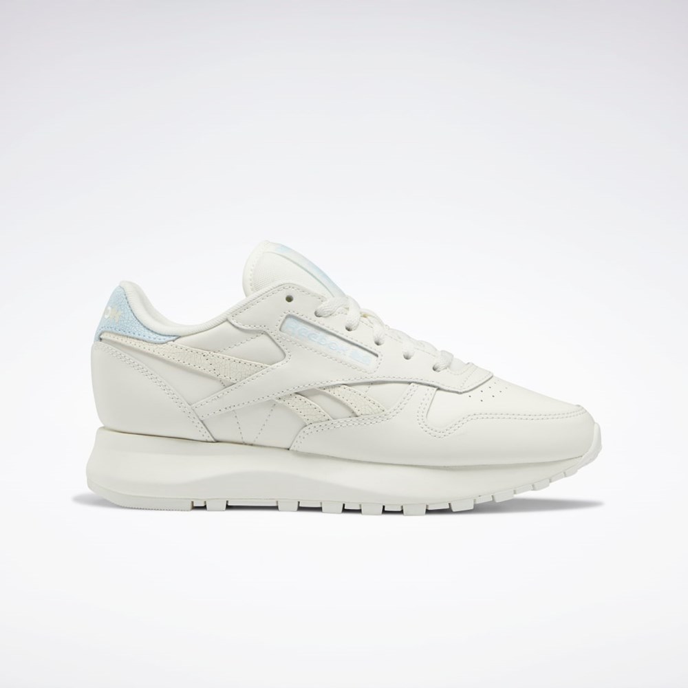 Chalk / Chalk / Glass Blue Reebok Classic Leather SP Shoes | GX8690