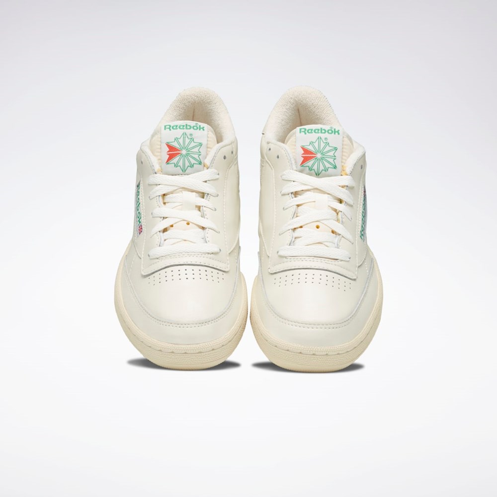 Chalk / Paperwhite / Glen Green Reebok Club C 85 Vintage Shoes | DV6434