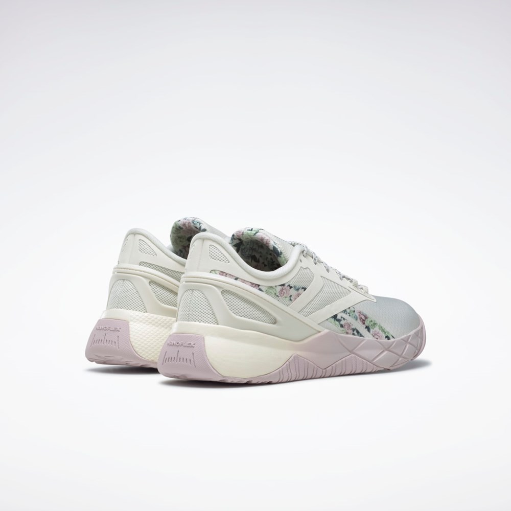 Chalk / Quartz Glow / Blue Slate Reebok Nanoflex TR Training Shoes | GW3362