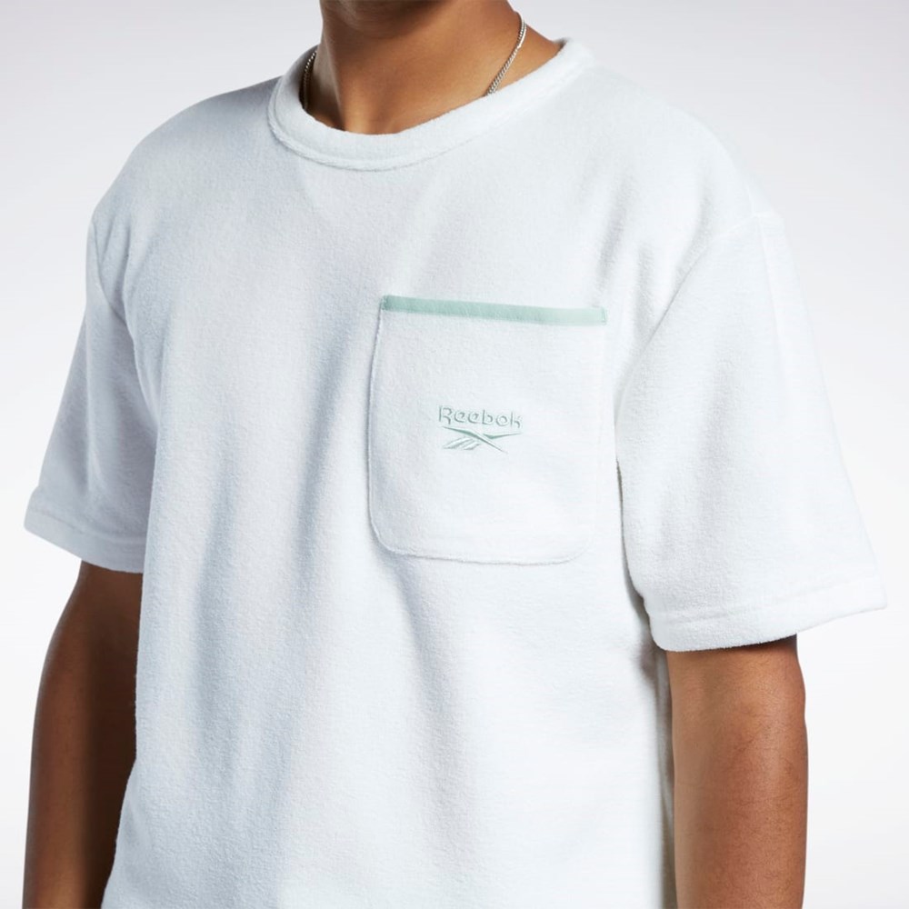 Chalk Reebok Classics Terry T-Shirt | HB5962