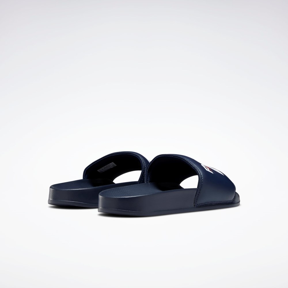 Collegiate Navy / White / Radiant Red Reebok Reebok Classic Slides | EH0416