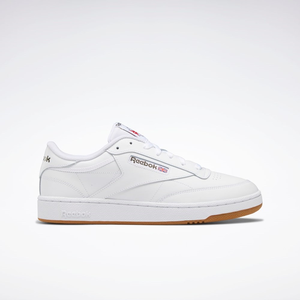 Ftwr White / Army Green / Reebok Lee 3 Reebok Club C 85 Shoes | GY7151