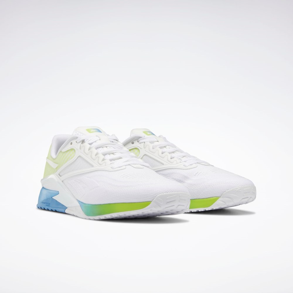 Ftwr White / Essential Blue / Acid Yellow Reebok Reebok Nano X2 Training Shoes | GZ6437