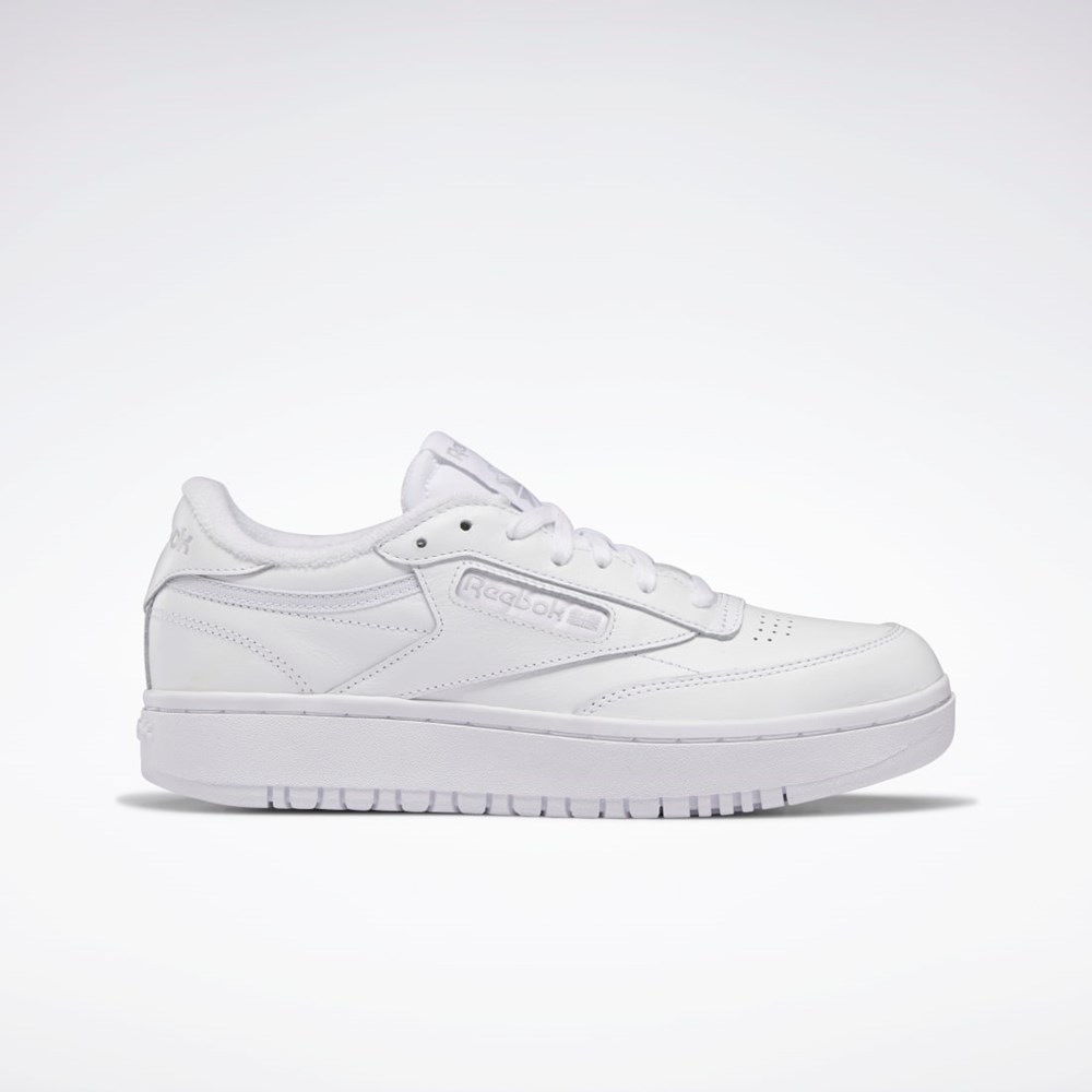 Ftwr White / Ftwr White / Cold Grey 2 Reebok Club C Double Shoes | GW0854