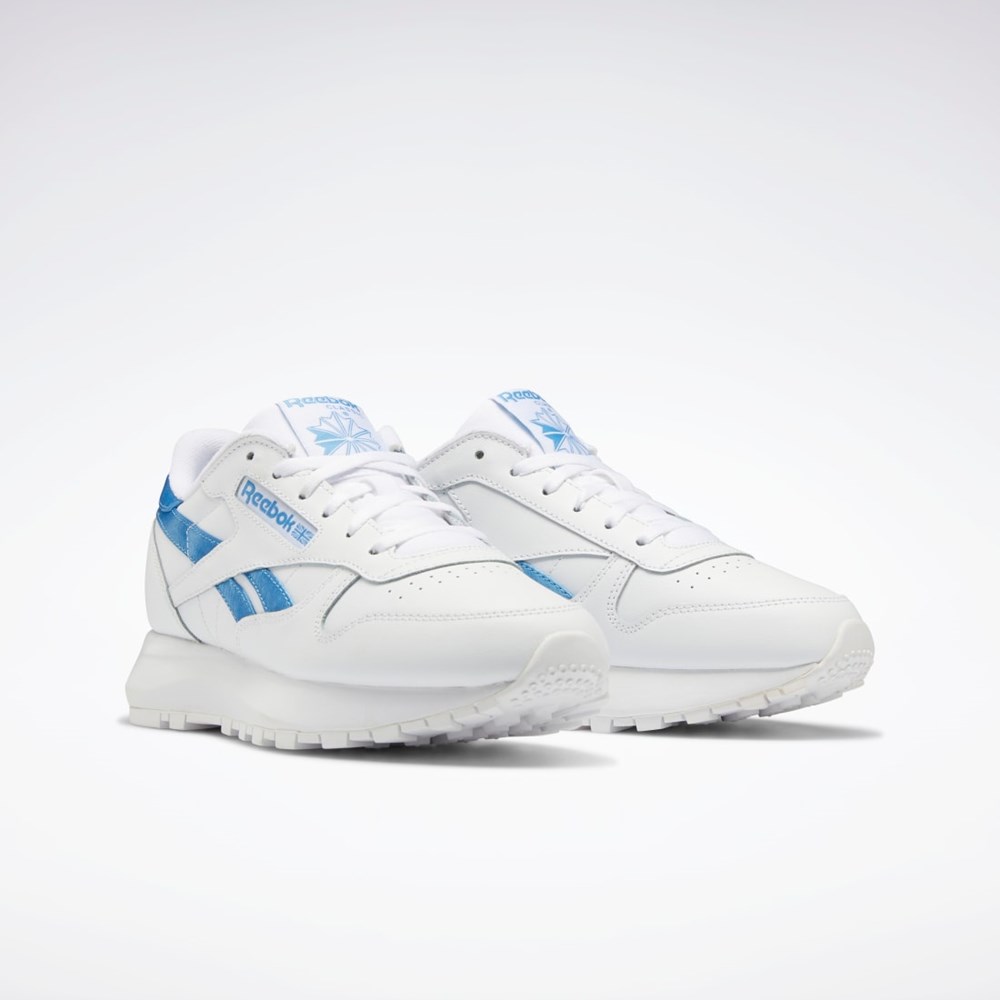 Ftwr White / Ftwr White / Essential Blue Reebok Classic Leather SP Shoes | GW4465
