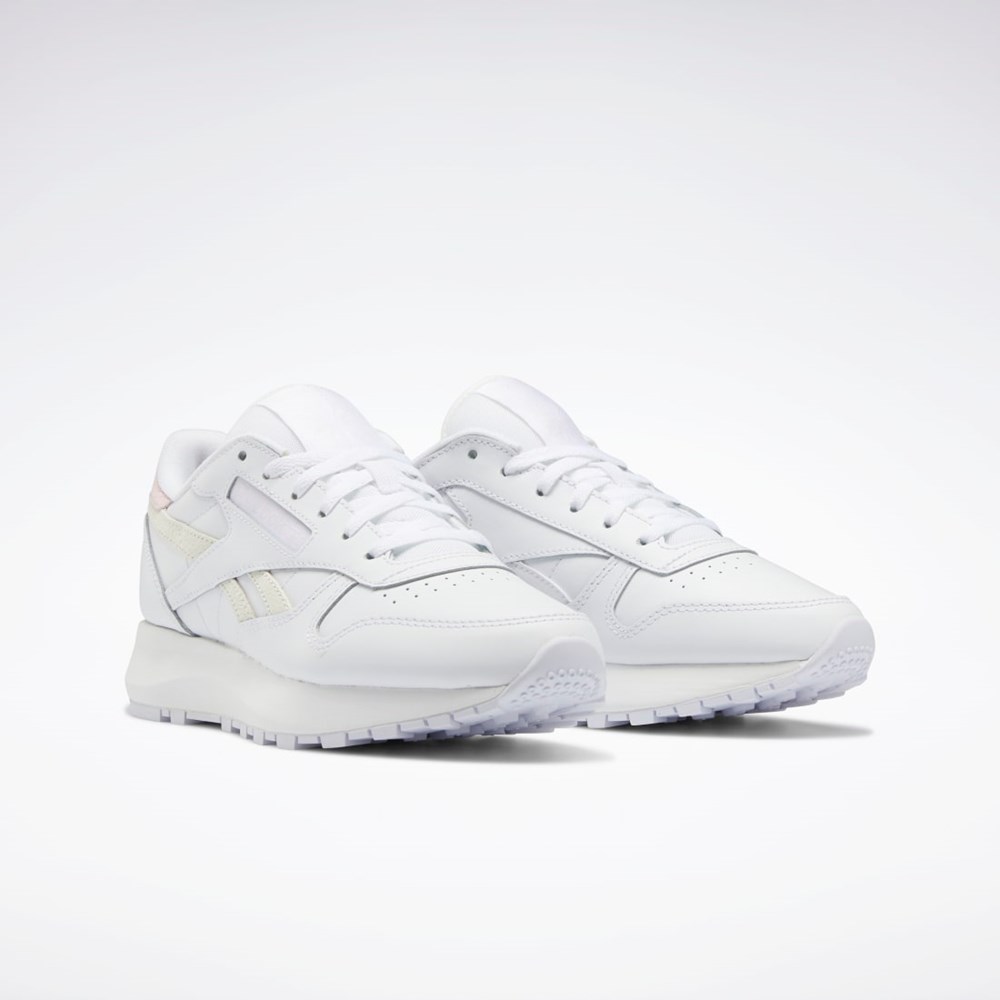 Ftwr White / Ftwr White / Porcelain Pink Reebok Classic Leather SP Shoes | GX8689