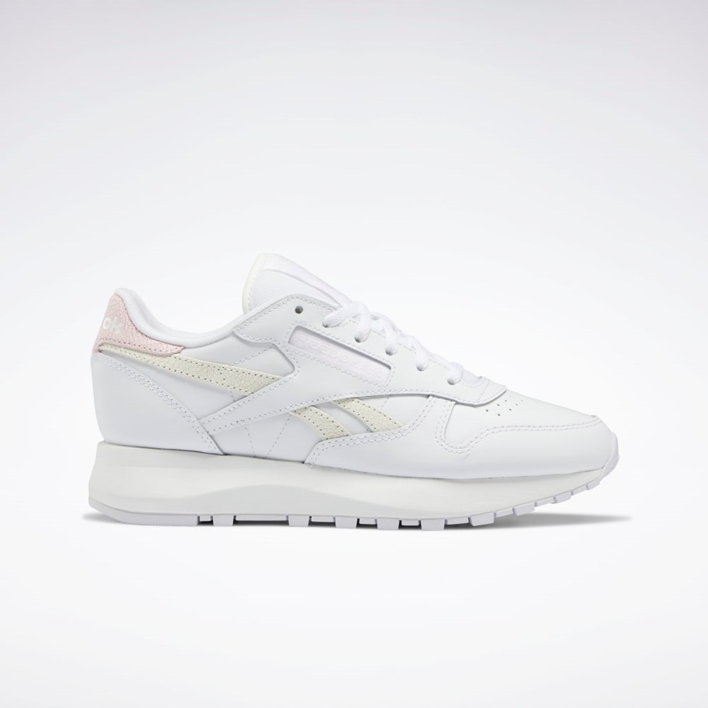 Ftwr White / Ftwr White / Porcelain Pink Reebok Classic Leather SP Shoes | GX8689