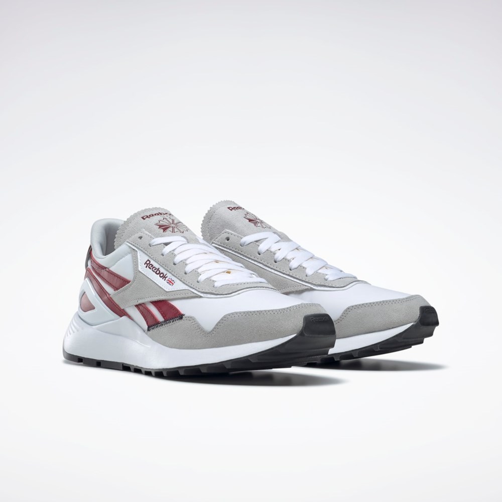 Ftwr White / Pure Grey 2 / Classic Burgundy Reebok Classic Leather Legacy AZ Shoes | GX8767