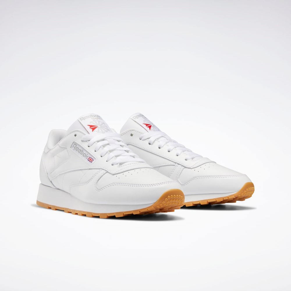 Ftwr White / Pure Grey 3 / Reebok Rubber Gum-03 Reebok Classic Leather Shoes | GY0952