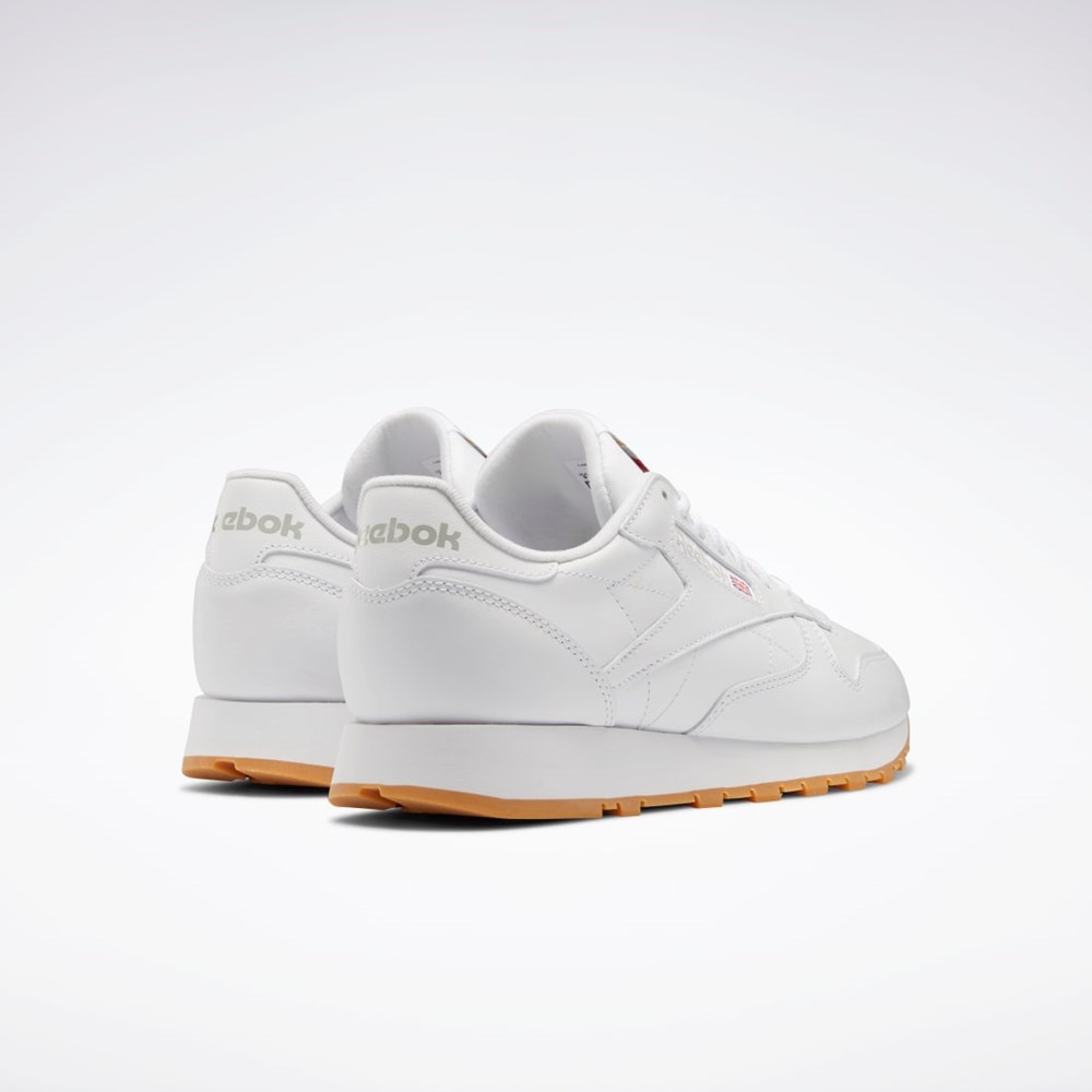 Ftwr White / Pure Grey 3 / Reebok Rubber Gum-03 Reebok Classic Leather Shoes | GY0952
