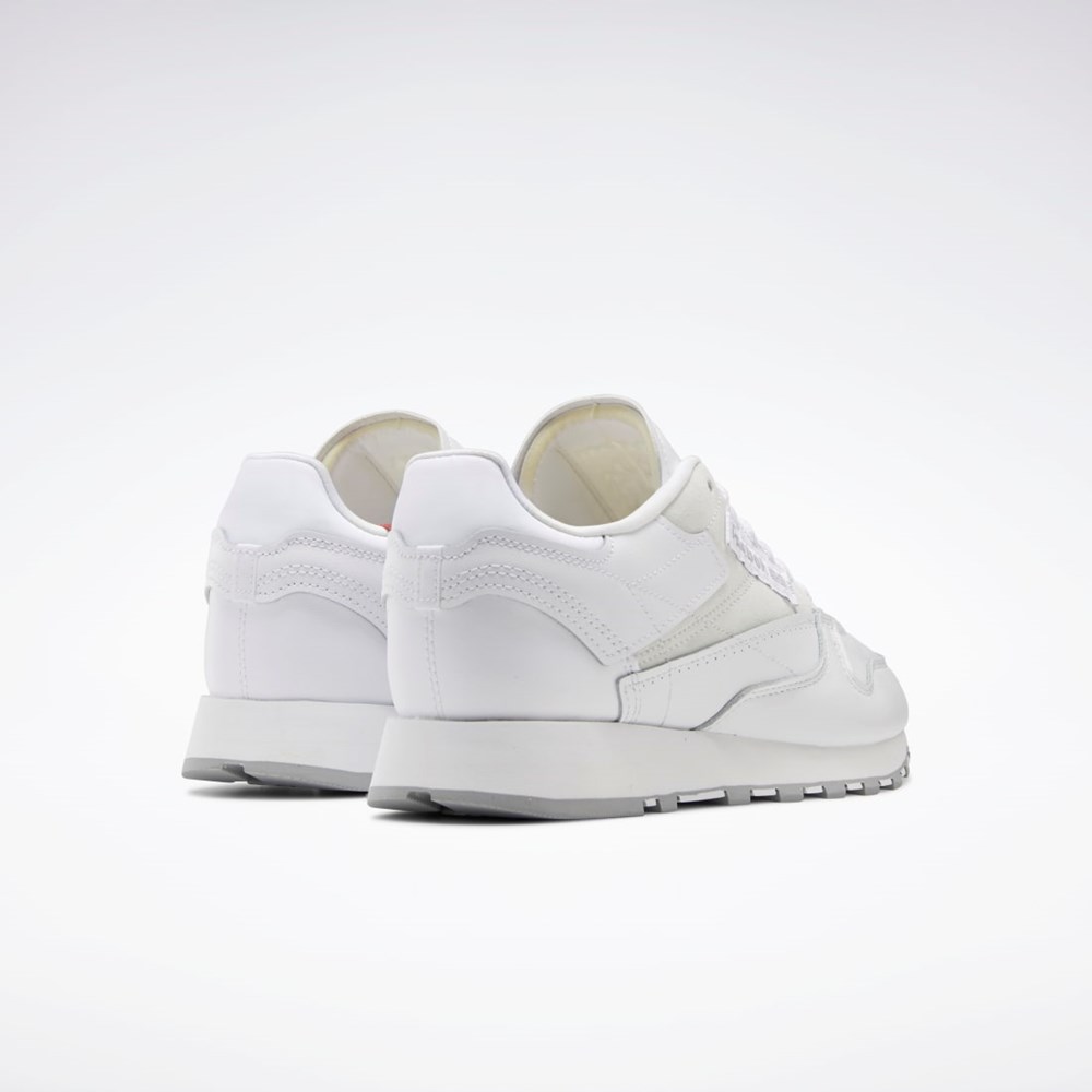 Ftwr White / Pure Grey 4 / Rhodonite Reebok Classic Leather Make It Yours Shoes | GX6196