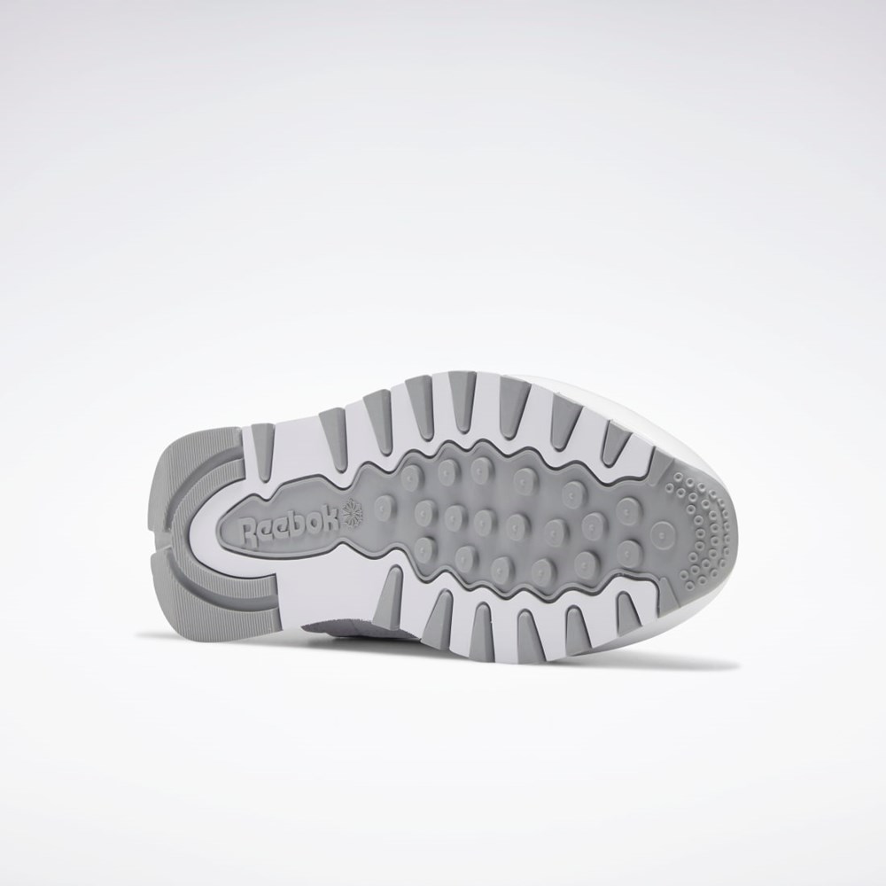 Ftwr White / Pure Grey 4 / Rhodonite Reebok Classic Leather Make It Yours Shoes | GX6196