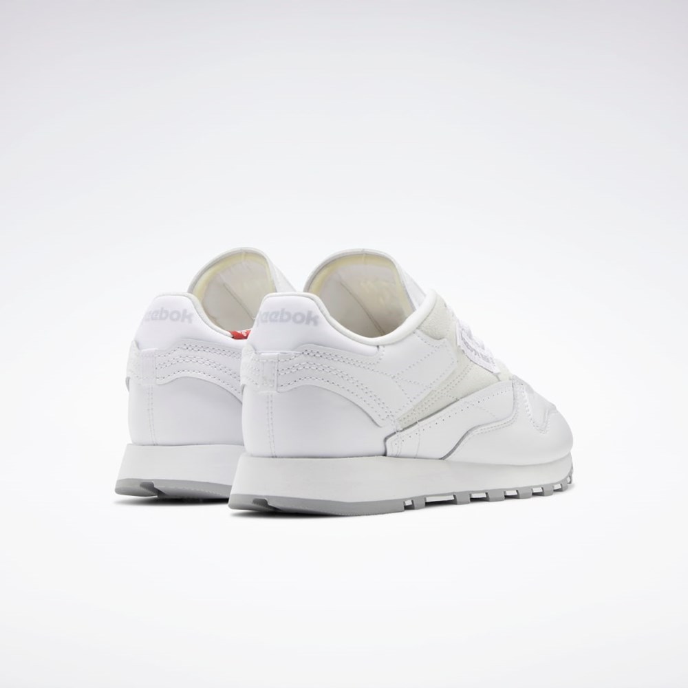 Ftwr White / Pure Grey 4 / Rhodonite Reebok Classic Leather Make It Yours Shoes | GX6200