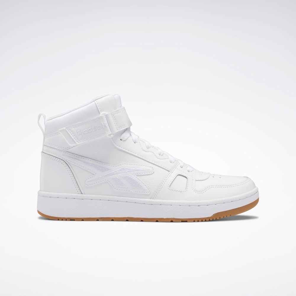 Ftwr White / Reebok Rubber Gum-04 / Ftwr White Reebok Resonator Mid Shoes | GW9793
