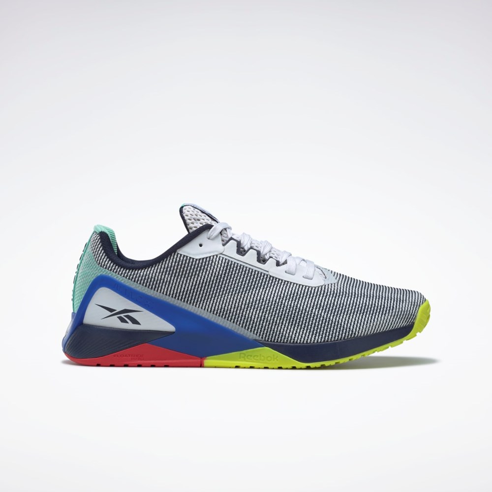 Ftwr White / Vector Navy / Court Blue Reebok Nano X1 Grit Training Shoes | GX4054